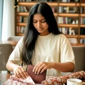 Stylish Maroon Wallet